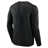 Men's Fanatics Black Oklahoma State Cowboys OHT Tricode Long Sleeve T-Shirt