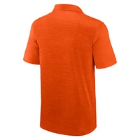 Polo classique Homefield des Cowboys de l'Oklahoma State Orange chiné Fanatics pour hommes