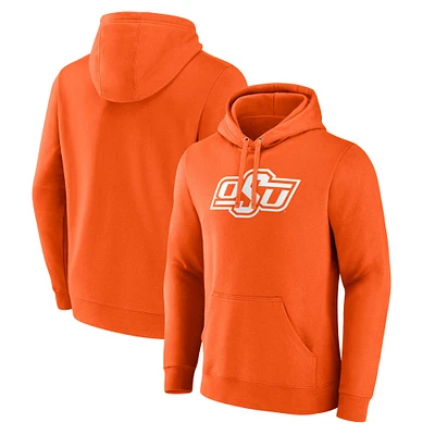 Sweat à capuche en polaire orange Fanatics pour hommes des Cowboys de l'Oklahoma State