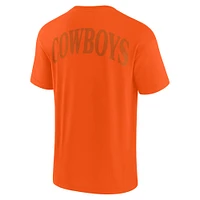 T-shirt emblématique orange fanatiques des Cowboys de l'Oklahoma State pour hommes