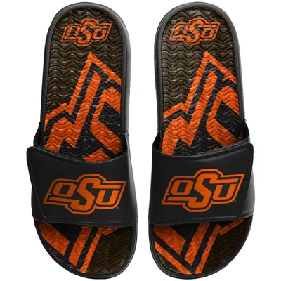Oklahoma State Cowboys FOCO Wordmark Gel Slide Sandals
