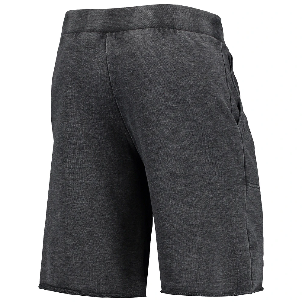 Men's Heathered Black Alternative Apparel Oklahoma State Cowboys Victory Lounge Shorts