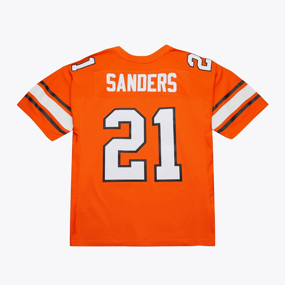 Maillot réplique orange Mitchell & Ness Barry Sanders des Cowboys de l'Oklahoma State 1987 pour homme