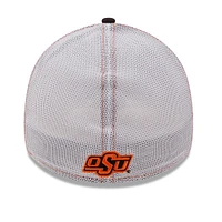 Casquette flex 39THIRTY à bandes orange/noir Oklahoma State Cowboys New Era pour homme