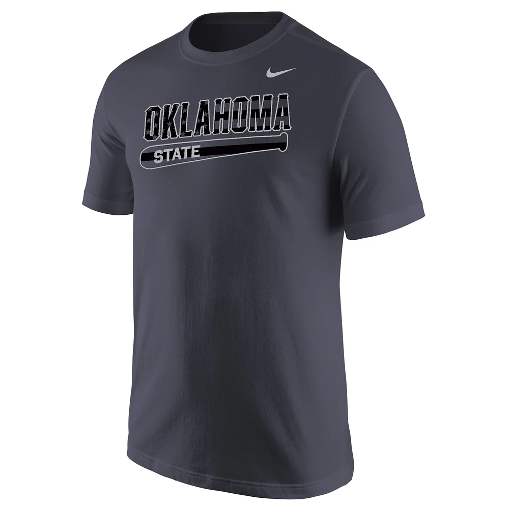 T-shirt Nike pour hommes, anthracite, Oklahoma State Cowboys Folds of Honor