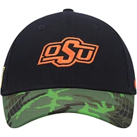 Nike Legacy91 Casquette réglable pour homme Noir/camouflage Oklahoma State Cowboys Veterans Day 2Tone