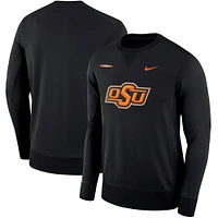 Men's Nike Black Oklahoma State Cowboys 2017 Sideline Performance Crew Sweatshirt