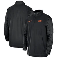 Veste à capuche demi-fermeture éclair pour homme Oklahoma State Cowboys 2023 Nike Noir