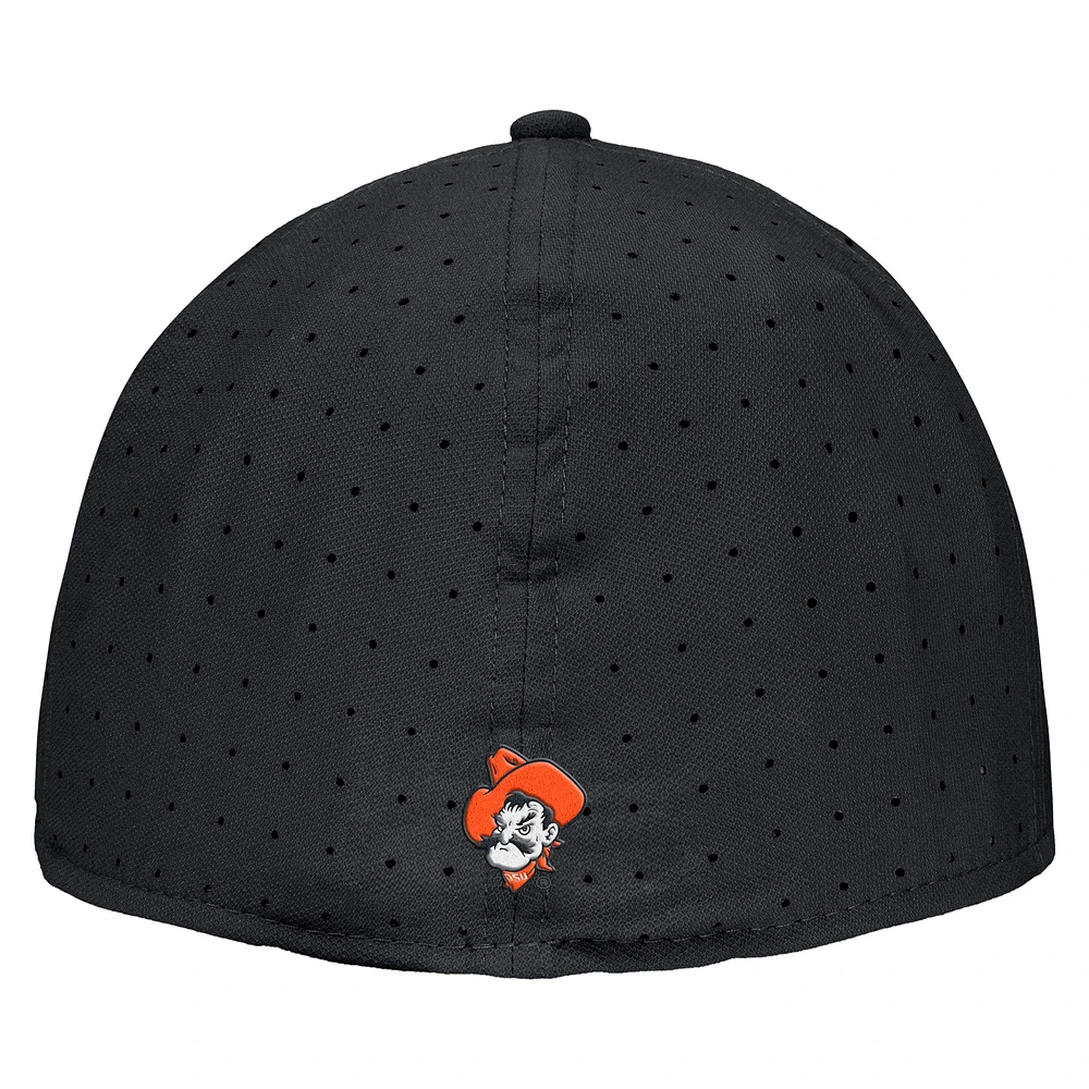 Men's Nike Black Oklahoma State Cowboys 2025 On-Field True Performance Baseball Fitted Hat