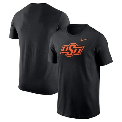 T-shirt Nike noir avec logo des Cowboys de l'Oklahoma State pour homme