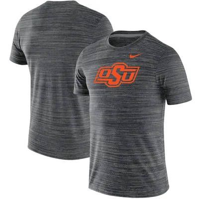 T-shirt Performance Nike Oklahoma State Cowboys Team Logo Velocity Legend - Noir