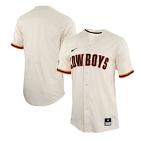 Maillot de baseball réplique crème Nike Oklahoma State Cowboys pour homme