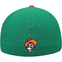 Casquette ajustée Nike Oklahoma State Cowboys Aero True Baseball Performance vert pour homme