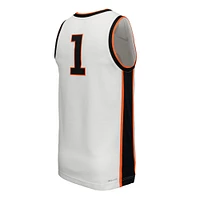 Maillot de basket-ball réplique Nike #1 blanc des Cowboys l'Oklahoma State pour homme