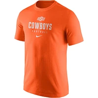 Men's Nike  Orange Oklahoma State Cowboys 2023 Sideline Performance T-Shirt