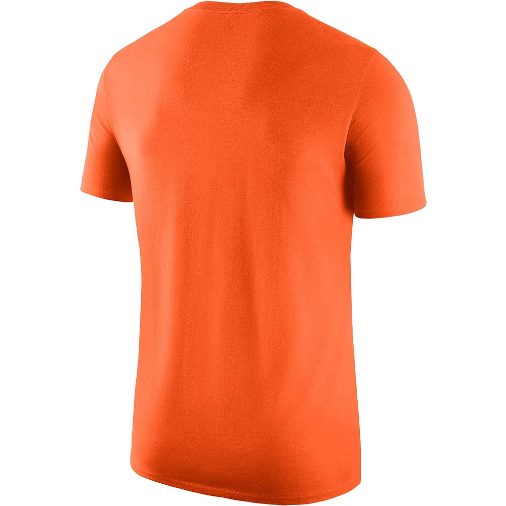 T-shirt Nike orange Oklahoma State Cowboys 2023 Sideline Performance pour homme