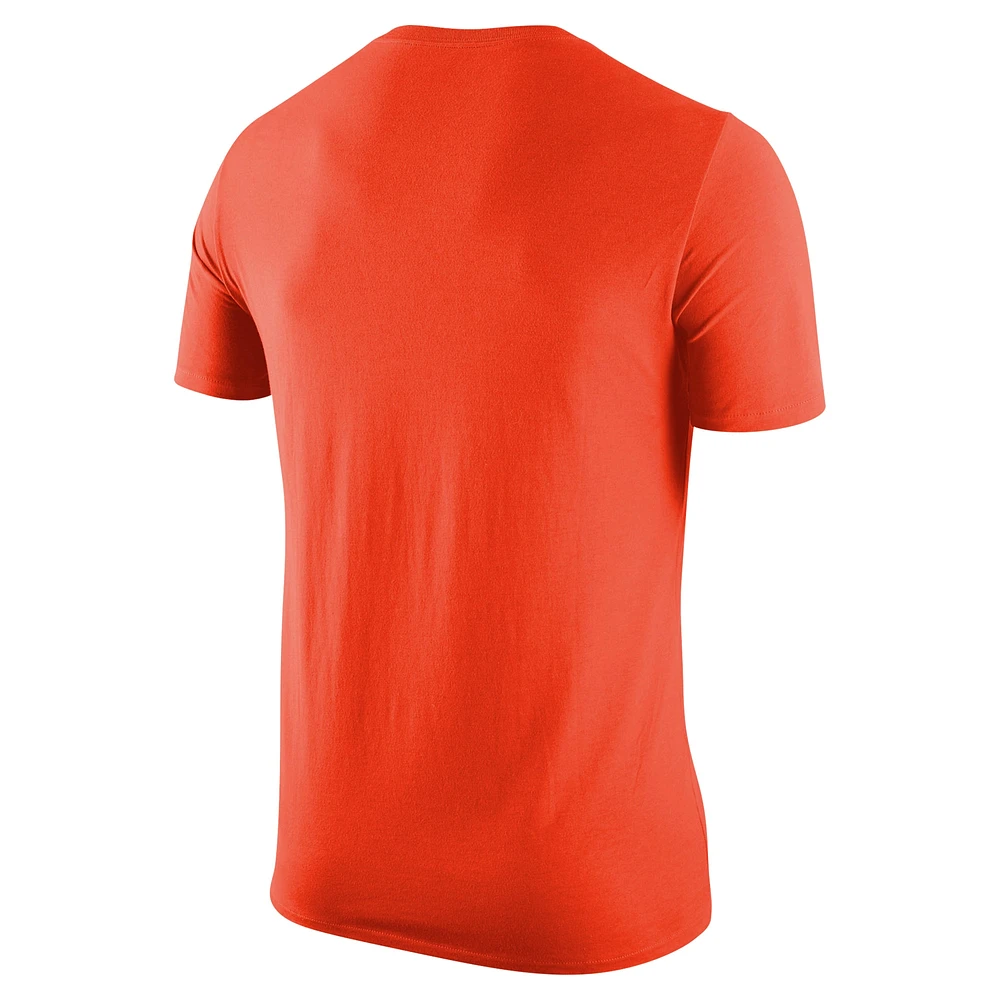 T-shirt Nike orange avec logo des Cowboys de l'Oklahoma pour homme