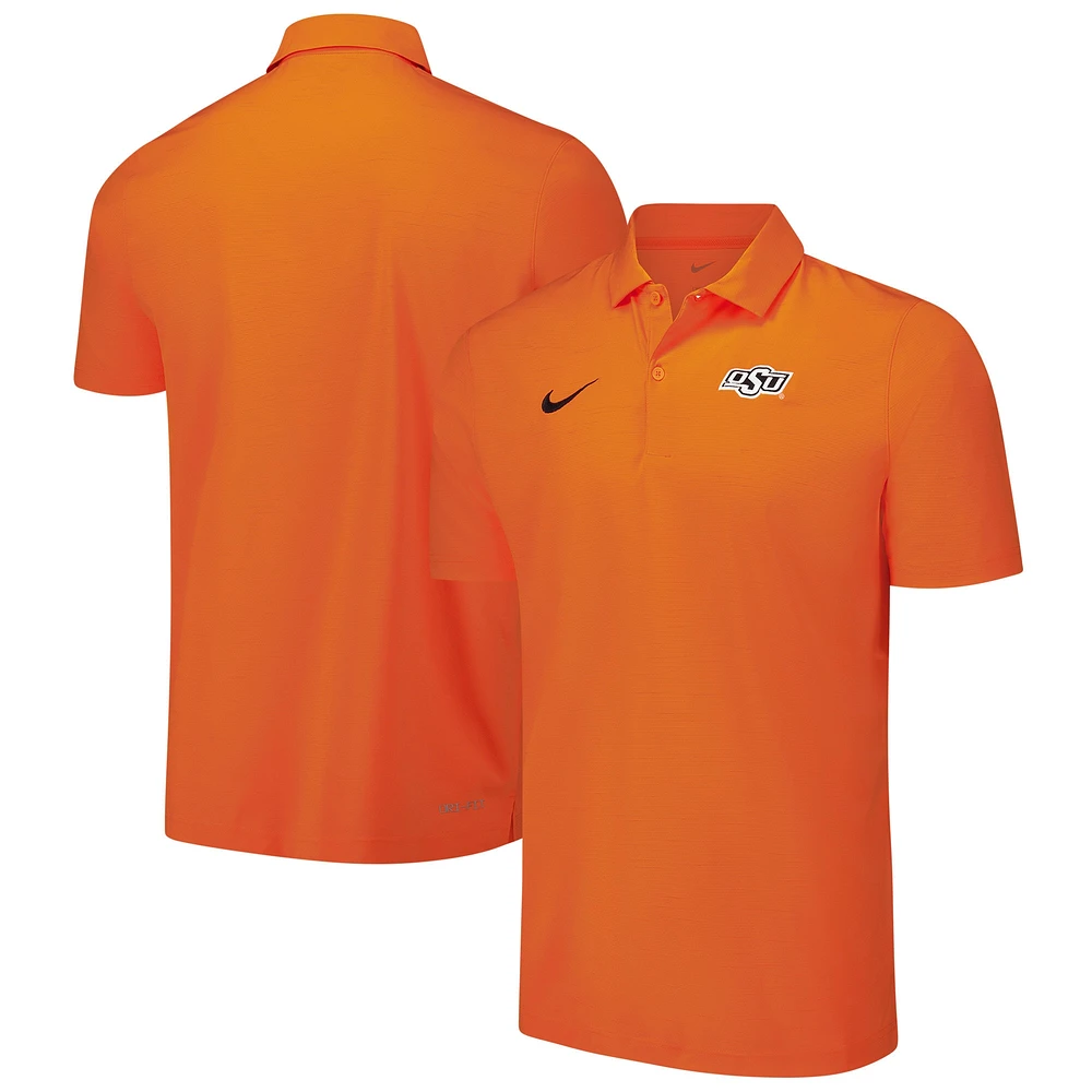 Polo Nike orange pour homme Performance des Cowboys de l'Oklahoma State