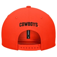 Casquette Snapback Nike Orange Oklahoma State Cowboys Pro pour homme