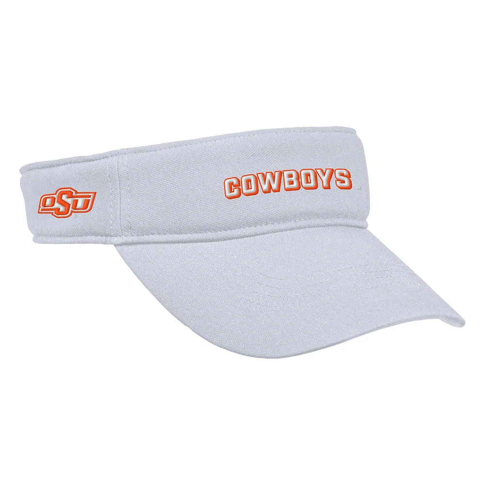 Visière ajustable Nike blanche Oklahoma State Cowboys 2025 On-Field Ace Performance pour homme