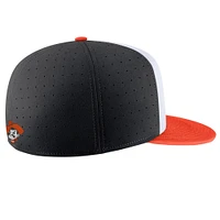 Casquette ajustée Nike pour hommes, blanche