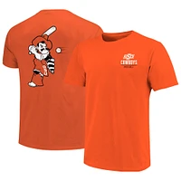 T-shirt de baseball Oklahoma State Cowboys orange à 2 coups pour homme