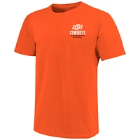 T-shirt de baseball Oklahoma State Cowboys orange à 2 coups pour homme