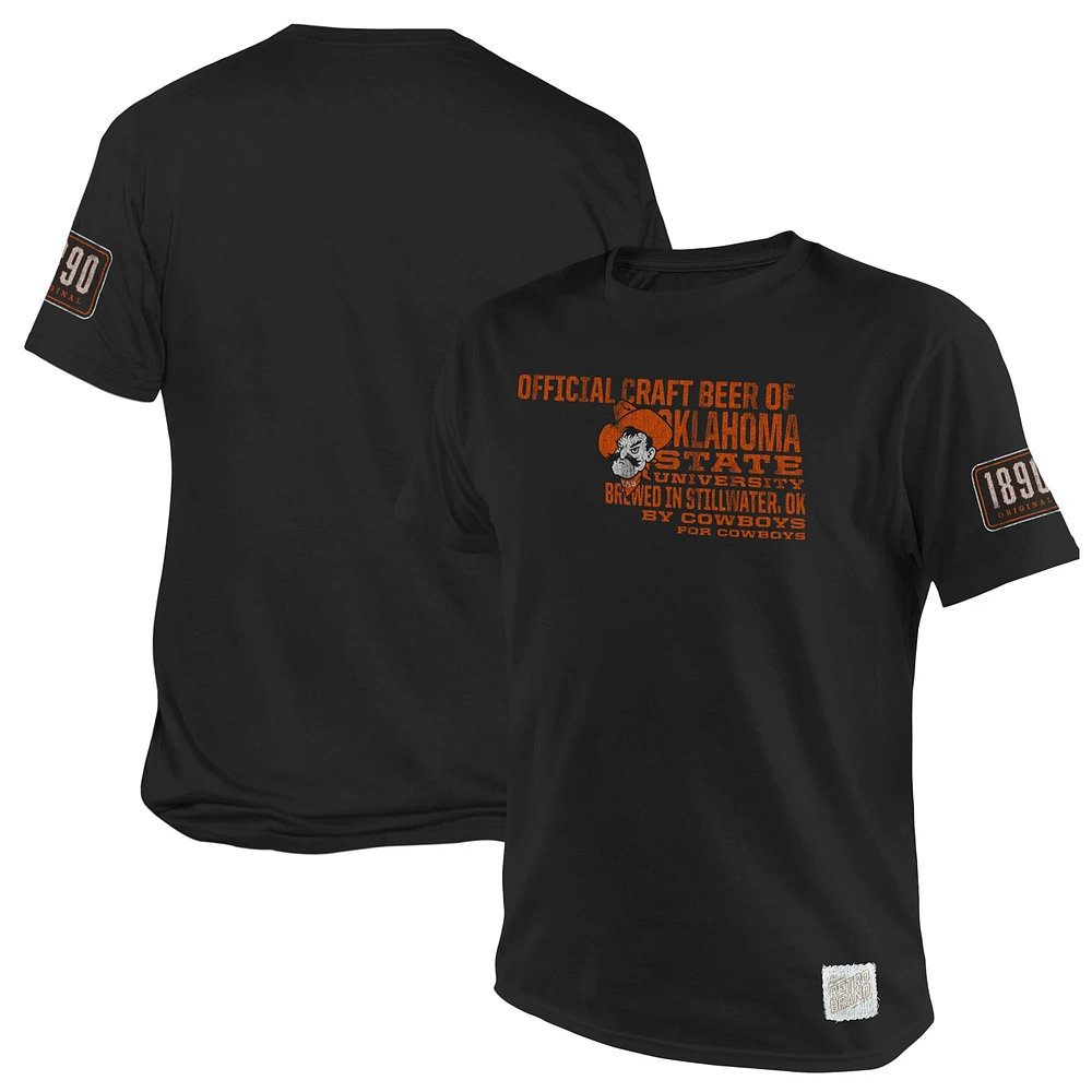 Men's Original Retro Brand Black Oklahoma State Cowboys 1890 T-Shirt