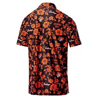 Men's Reyn Spooner Black Oklahoma State Cowboys Performance Polo