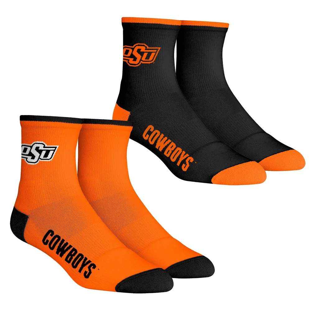 Lids Oklahoma State Cowboys Rock Em Socks Core Team 2-Pack Quarter Length  Sock Set