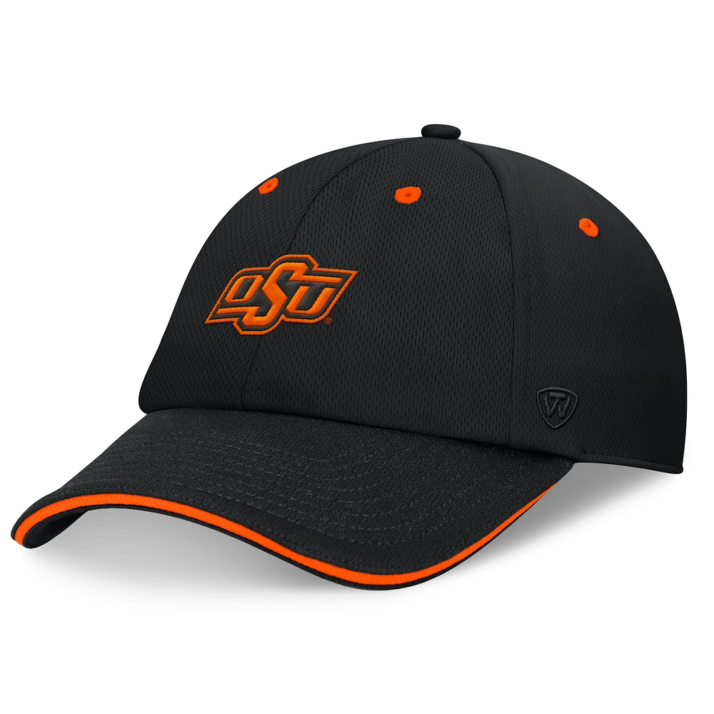 Men's Top of the World Black Oklahoma State Cowboys Release Adjustable Hat