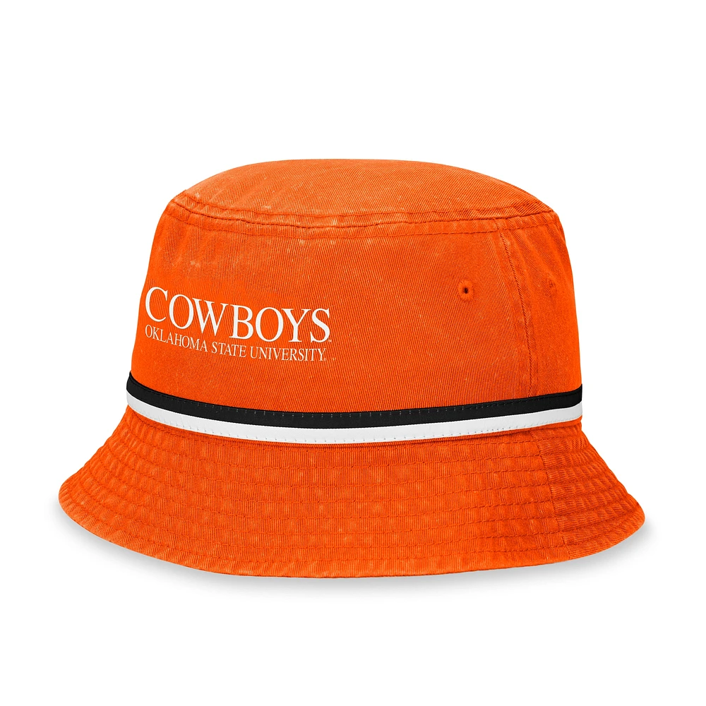 Chapeau bob Ace des Cowboys de l'Oklahoma State Orange Top of the World pour homme