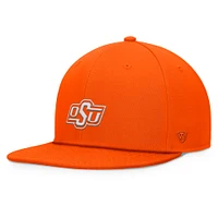 Casquette Snapback fondamentale orange Top of the World pour hommes des Cowboys de l'État d'Oklahoma