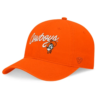 Casquette ajustable orange Oklahoma State Cowboys Heritage CeeCee pour homme Top of the World