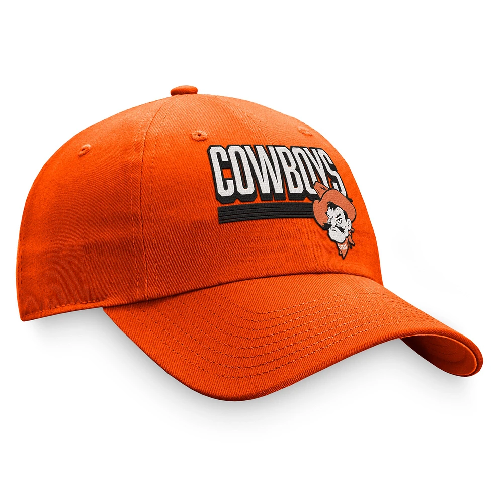 Casquette ajustable Top of the World Oklahoma State Cowboys Slice pour homme