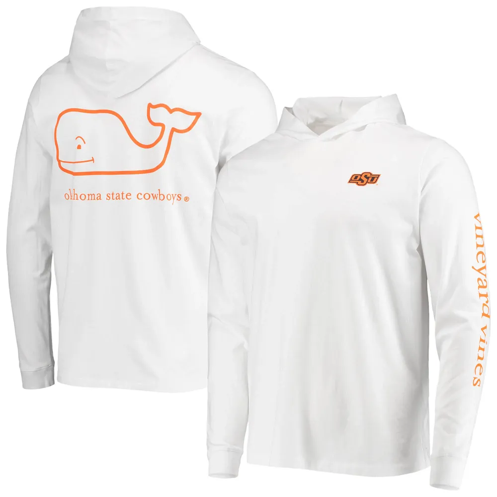 Lids Oklahoma State Cowboys Vineyard Vines Campus 2.0 Long Sleeve Hoodie T- Shirt - White