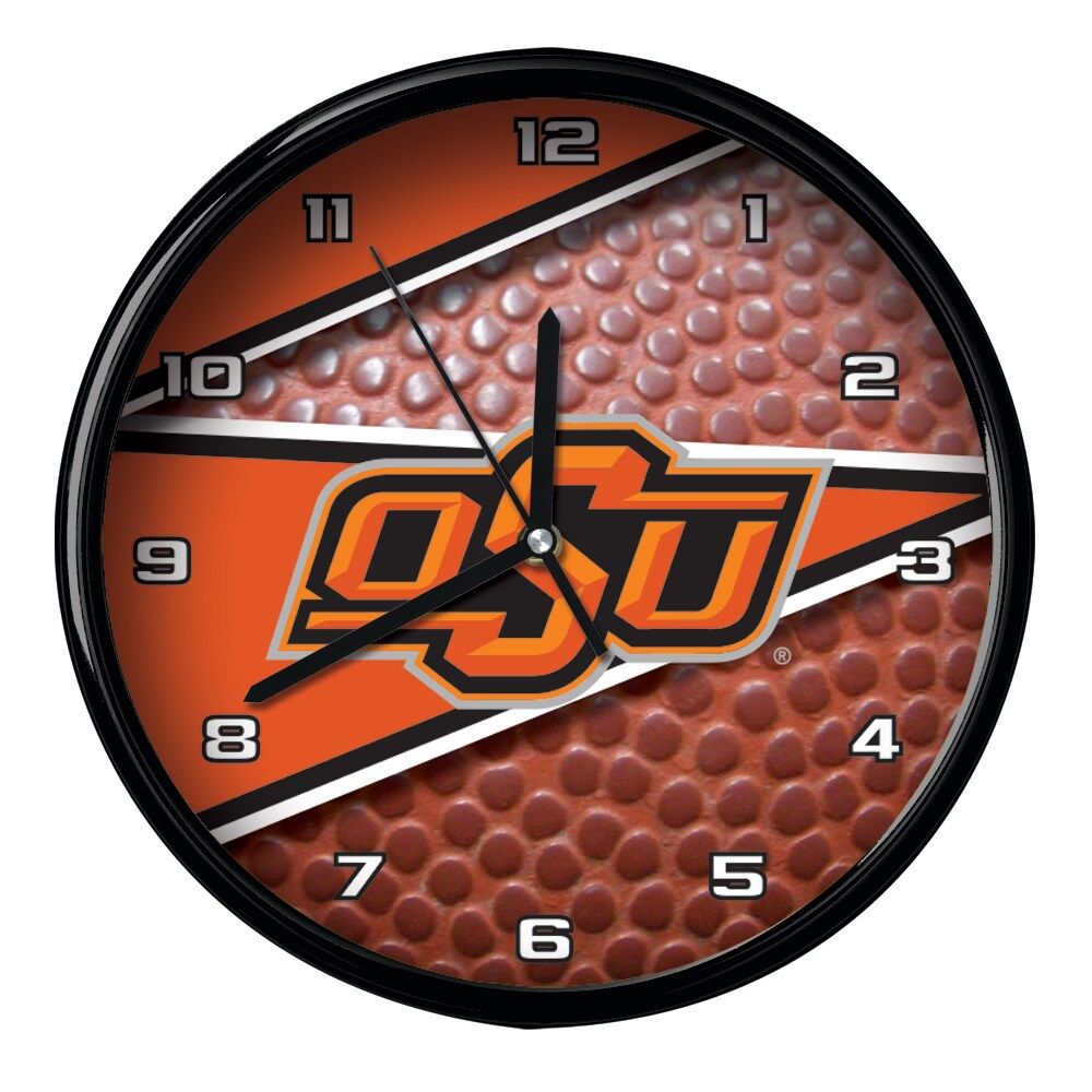 Oklahoma State Cowboys 12'' Football Clock