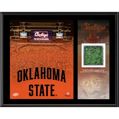 Oklahoma State Cowboys Fanatics Authentic 12" x 15" Boone Pickens Stadium Sublimated Plaque with Game-Used Turf from Boone Pickens Stadium