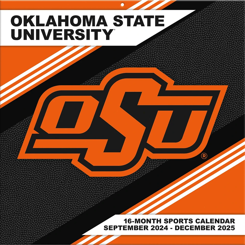 Oklahoma State Cowboys 2024-2025 12” x 12” Team Wall Calendar