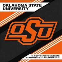 Calendrier mural de l'équipe Oklahoma State Cowboys 2024-2025 12" x 12"