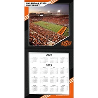 Calendrier mural de l'équipe Oklahoma State Cowboys 2024-2025 12" x 12"