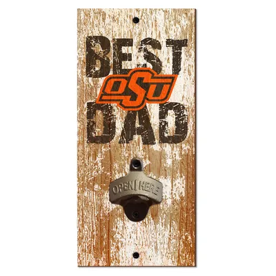 Oklahoma State Cowboys 5'' x 12'' Best Dad Bottle Opener