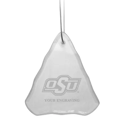 Oklahoma State Cowboys Crystal Tree Personalized Ornament