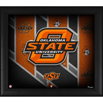 Oklahoma State Cowboys Fanatics Authentic Framed 15" x 17" Team Threads Collage