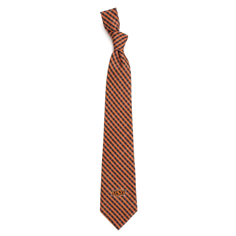 Oklahoma State Cowboys Gingham Tie