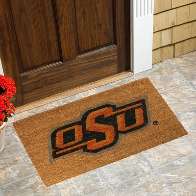 Oklahoma State Cowboys Logo 20'' x 30'' Coir Doormat