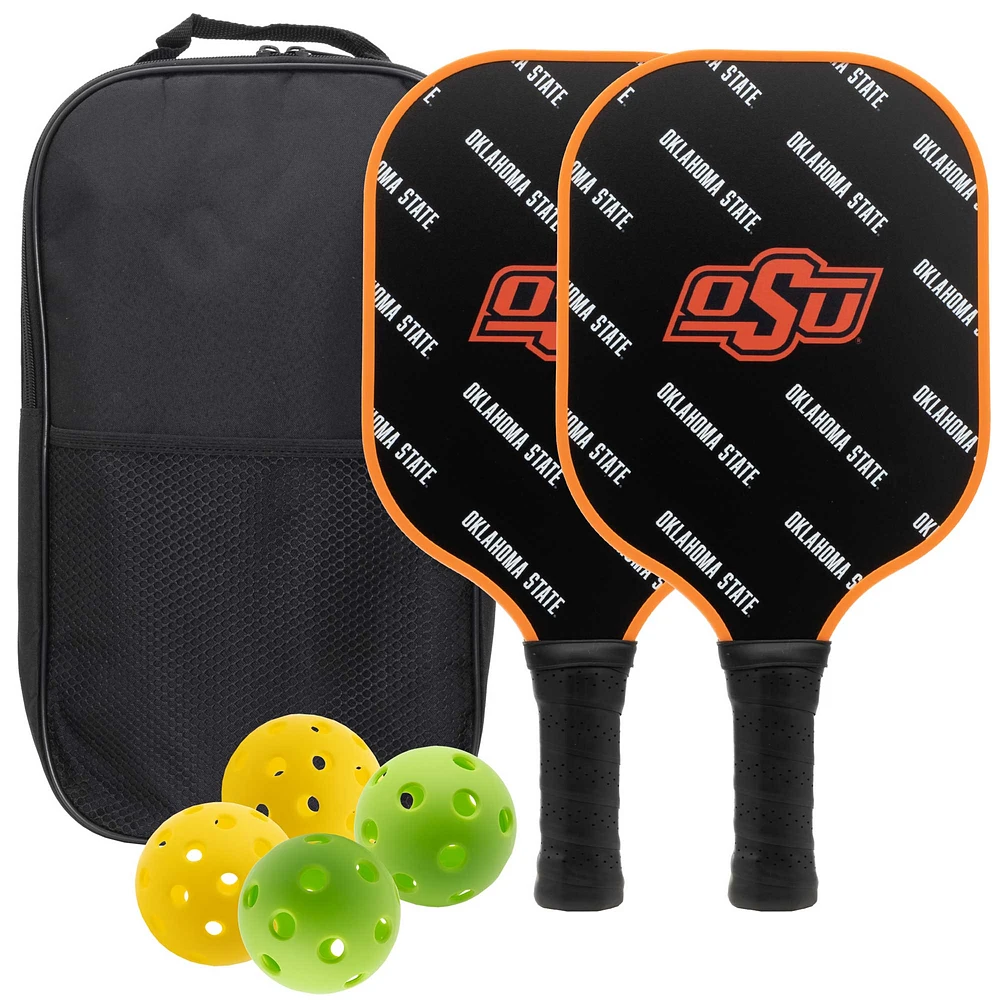 Ensemble de raquettes de pickleball des Cowboys de l'État d'Oklahoma