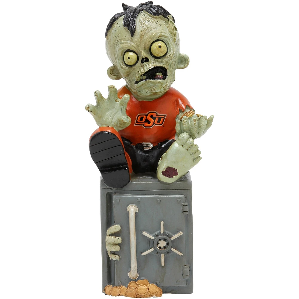 Oklahoma State Cowboys Resin Zombie Bank