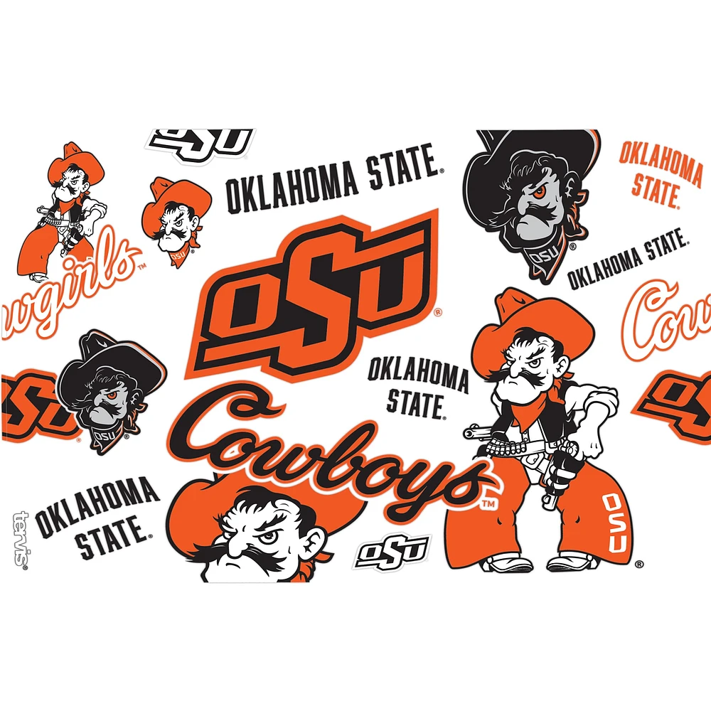 Tervis Oklahoma State Cowboys, paquet de 2, 16 oz. Ensemble de gobelets concurrents et emblèmes