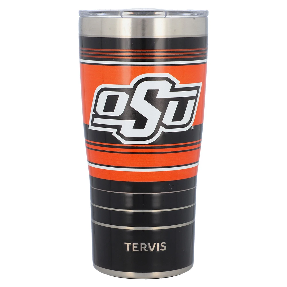 Tervis Cowboys de l'État d'Oklahoma 20oz. Gobelet en acier inoxydable à rayures Hype